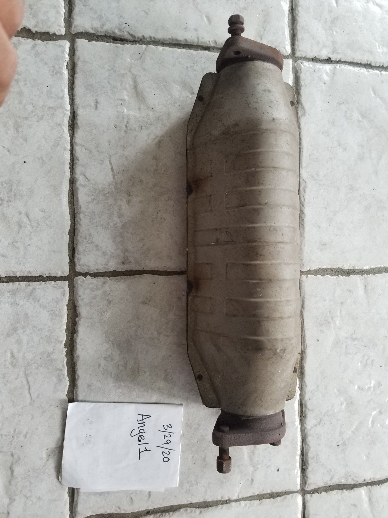 Engine - Exhaust - 2003 OEM catalytic converter. - Used - 2003 to 2006 Mitsubishi Lancer Evolution - Long Beach, CA 90805, United States