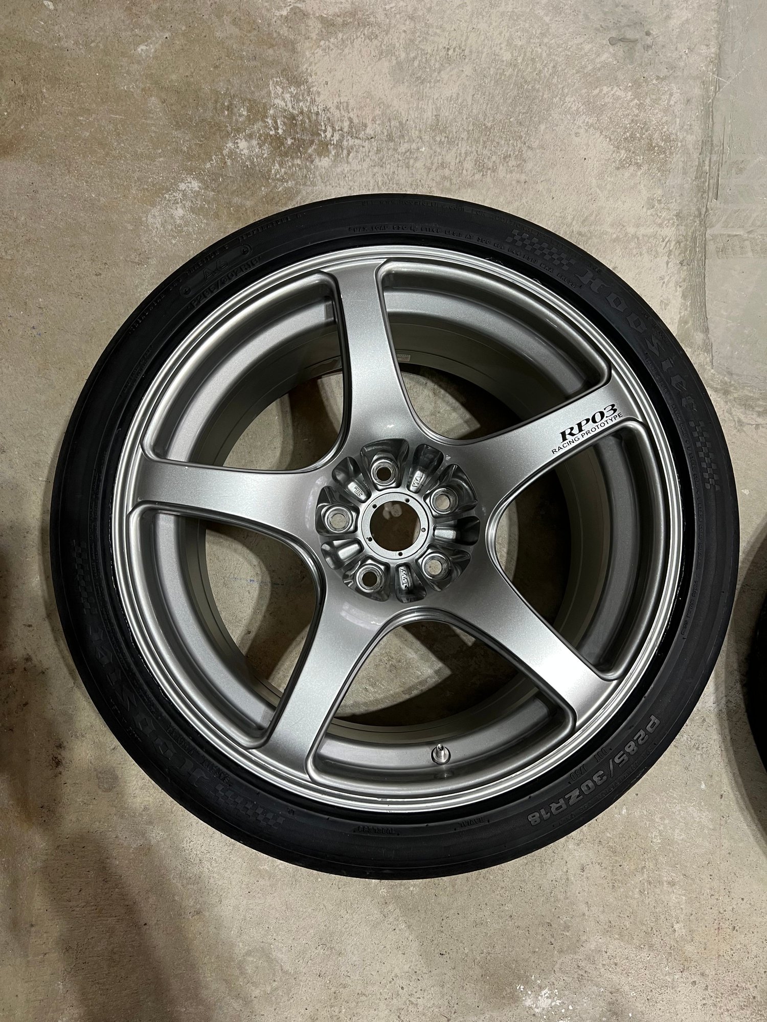 Wheels and Tires/Axles - Enkei RP03 18x10 +22 with Hoosier A6 285/30/18 qty 2 - Used - 2003 to 2006 Mitsubishi Lancer Evolution - Canton, CT 06019, United States