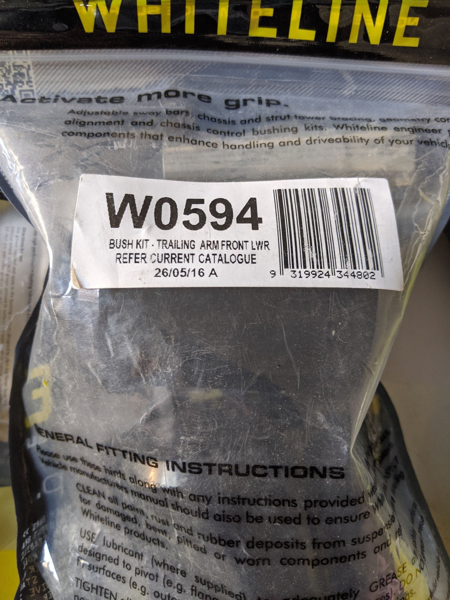 Steering/Suspension - Evo 8/9 Whiteline Rear Bushings - New - Columbus, OH 43212, United States