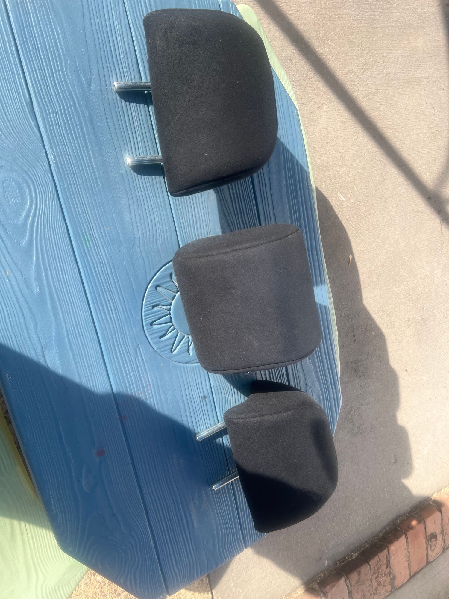 Interior/Upholstery - Rear seat headrests - Used - 2008 to 2016 Mitsubishi Lancer Evolution - Bordentown, NJ 08505, United States