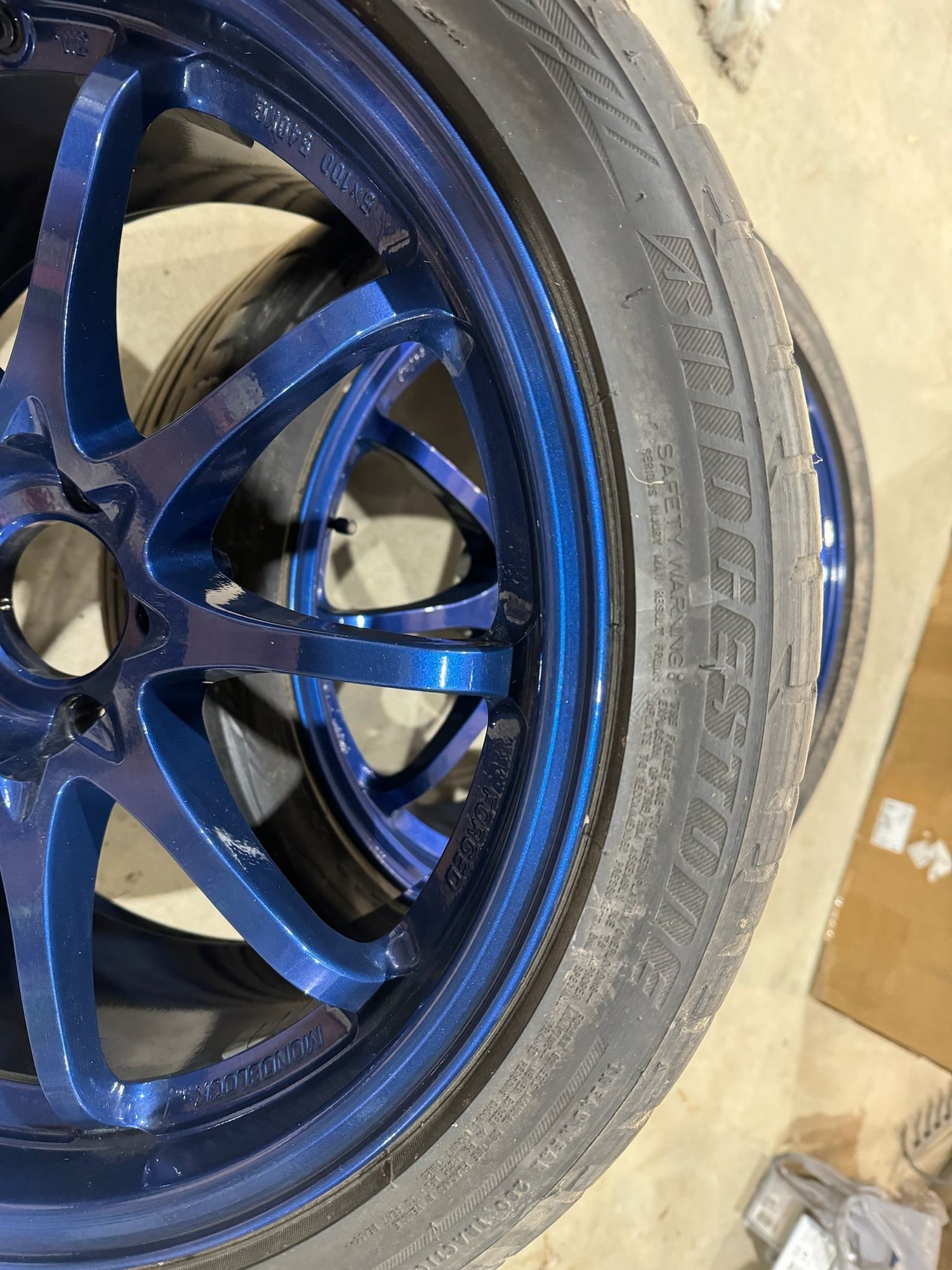 Wheels and Tires/Axles - VOLK ce28n hyper blue! - Used - All Years Mitsubishi Lancer Evolution - Boise, ID 83702, United States