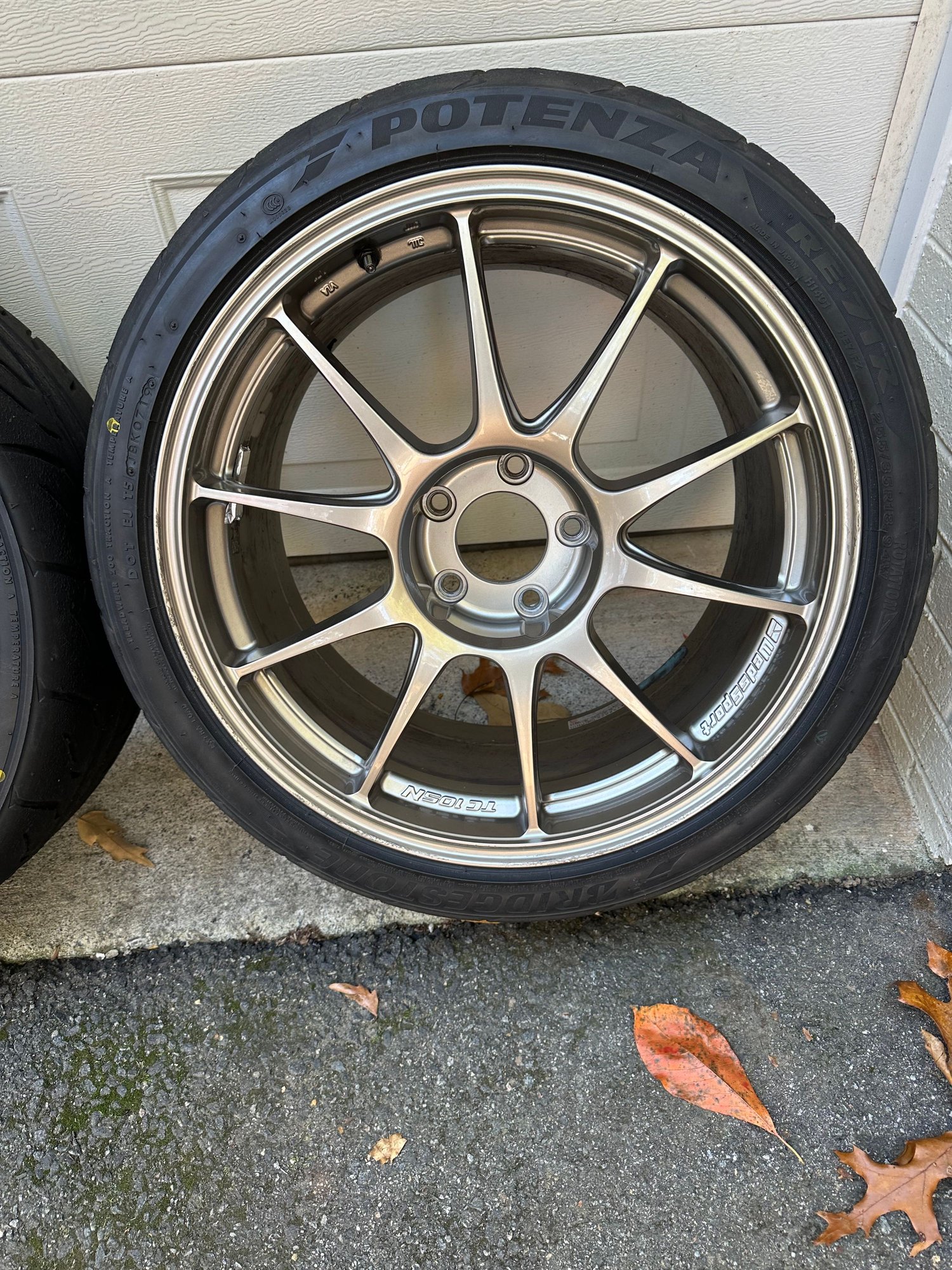 Wheels and Tires/Axles - Weds sport 18x9.5 TC105Ns with BFG RE71Rs - Used - 2003 to 2015 Mitsubishi Lancer Evolution - Great Falls, VA 22066, United States