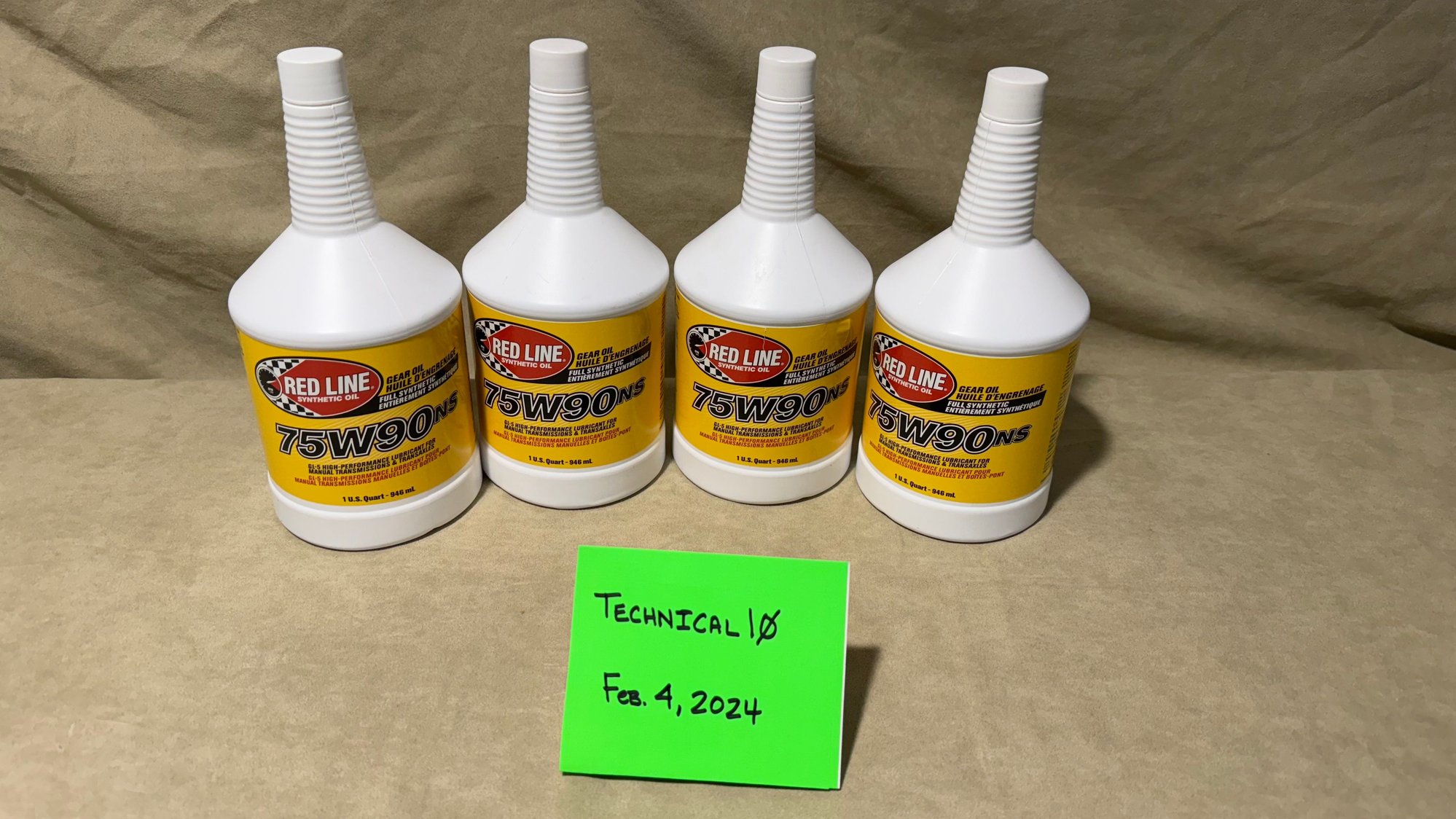 Drivetrain - (4) Quarts Redline 75w-90ns for transmission - New - 0  All Models - Pasadena, MD 21122, United States