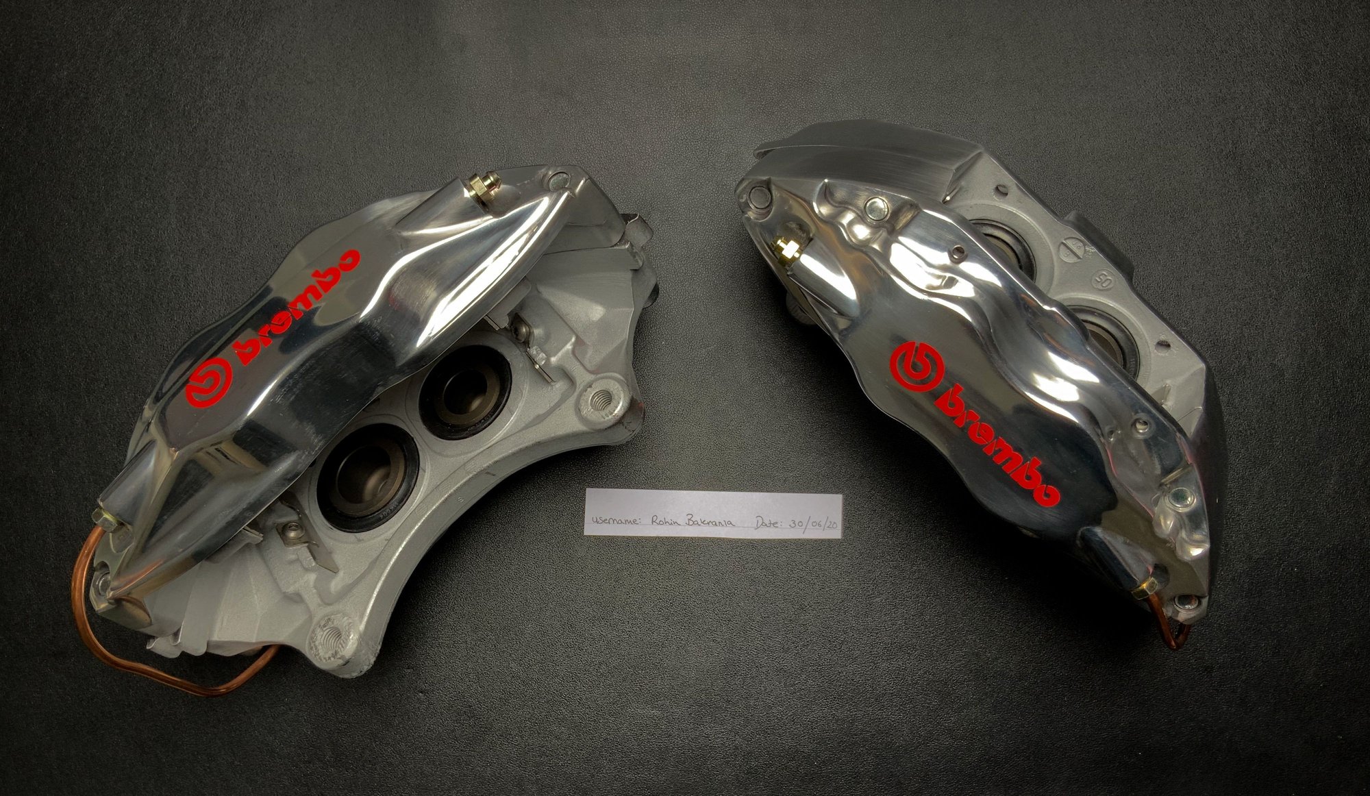 Brakes - Polished Evo 9 Brembos - Will fit EVO 5-9 - Used - All Years Mitsubishi Lancer Evolution - London EN4, United Kingdom