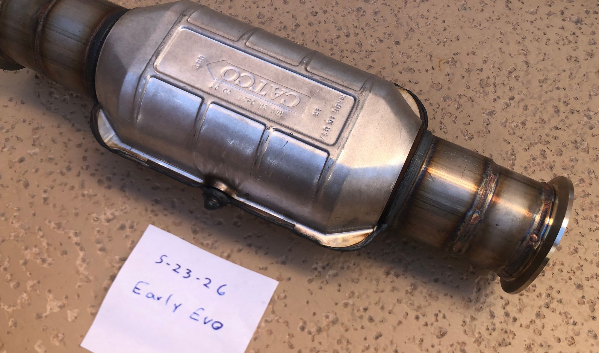 Engine - Exhaust - BR V-Band 3 inch high flow cat - New - 2003 to 2006 Mitsubishi Lancer Evolution - Henderson, NV 89052, United States
