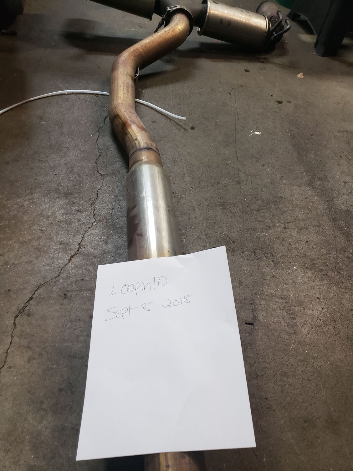 Engine - Exhaust - Ets v2 regular with resonator for sale - Used - 2008 to 2015 Mitsubishi Lancer Evolution - Ledyard, CT 06339, United States