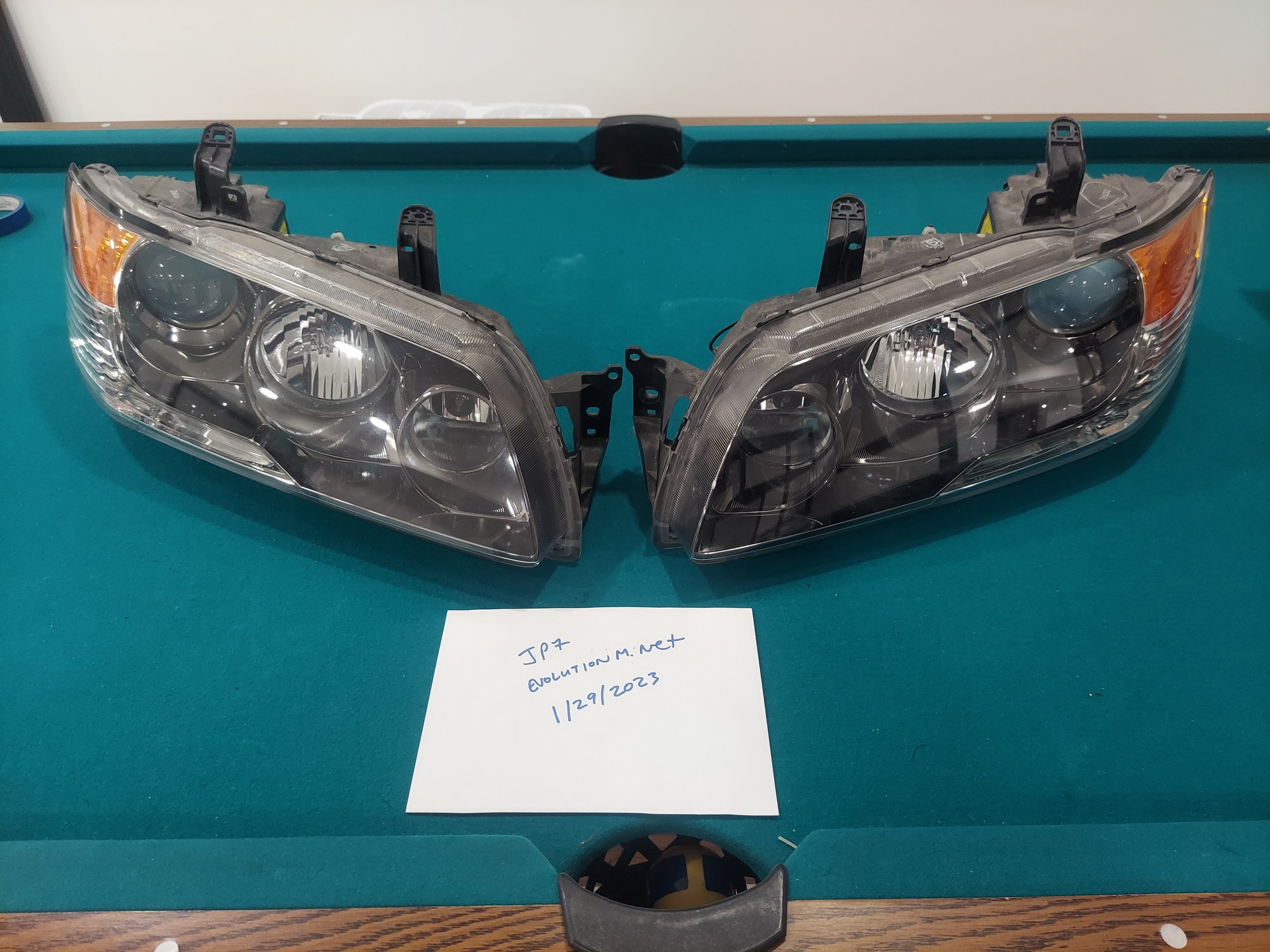 Lights - Mint condition discontinued Evo 9 USDM HID smoked headlights lights w/ 20K miles - Used - 2002 to 2007 Mitsubishi Lancer Evolution - South Chicago Suburbs, IL 60475, United States