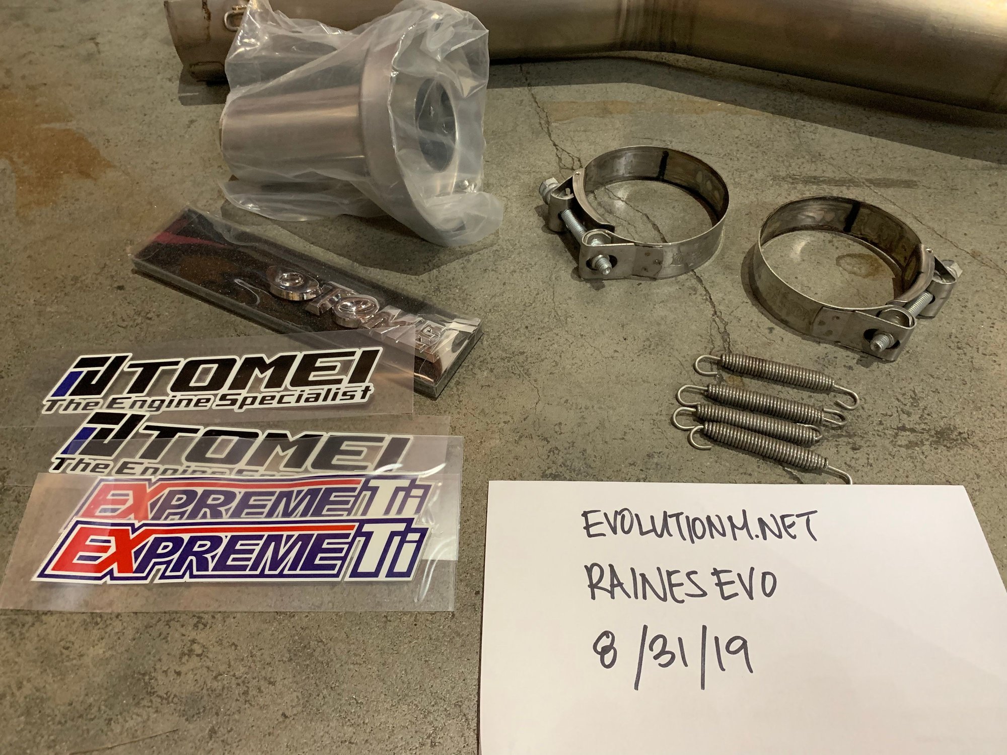 Engine - Exhaust - Tomei Expreme Ti for Evo 8/9 - Used - 2005 to 2006 Mitsubishi Lancer Evolution - Irvine, CA 92618, United States
