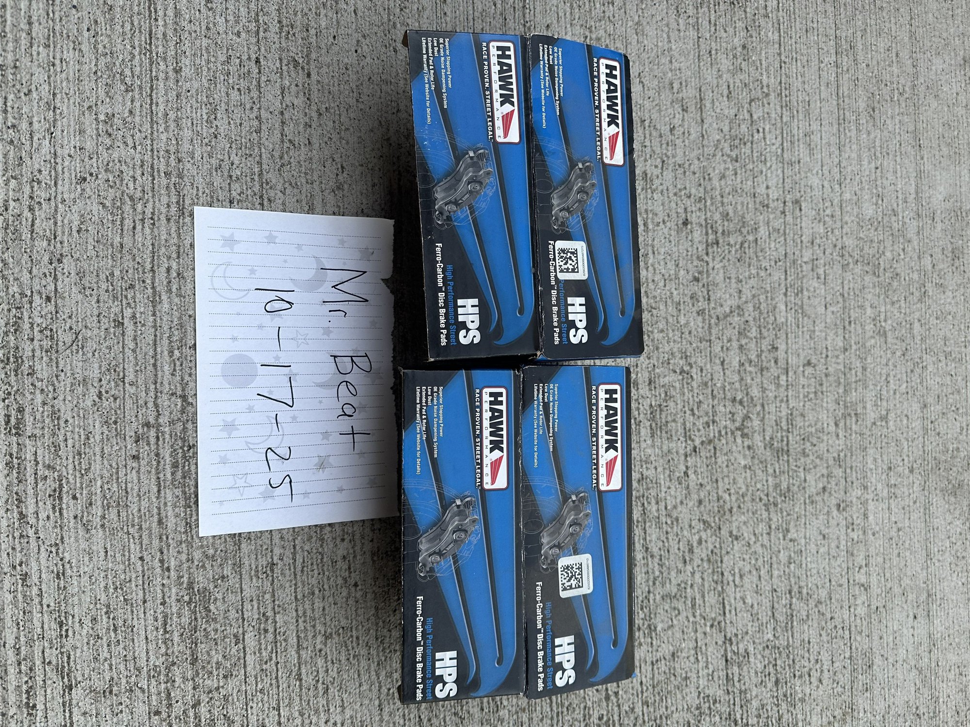 Brakes - Evo X full set Hawk HPS Pads (New) - New - All Years  All Models - Cleveland, OH 44129, United States