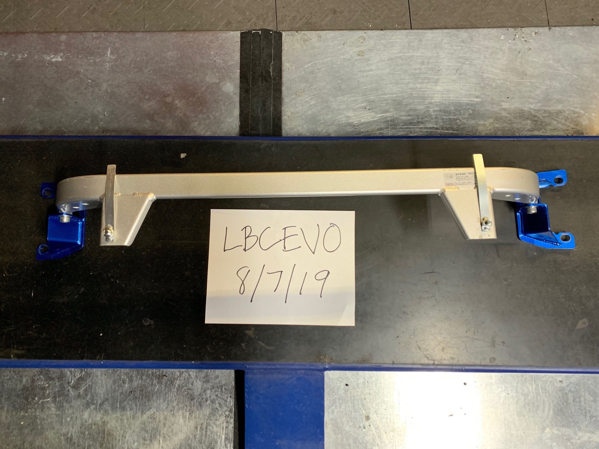 Steering/Suspension - Cusco Evo X Rear Strut Tower Bar - Used - 2008 to 2015 Mitsubishi Lancer Evolution - Los Angeles, CA 91423, United States