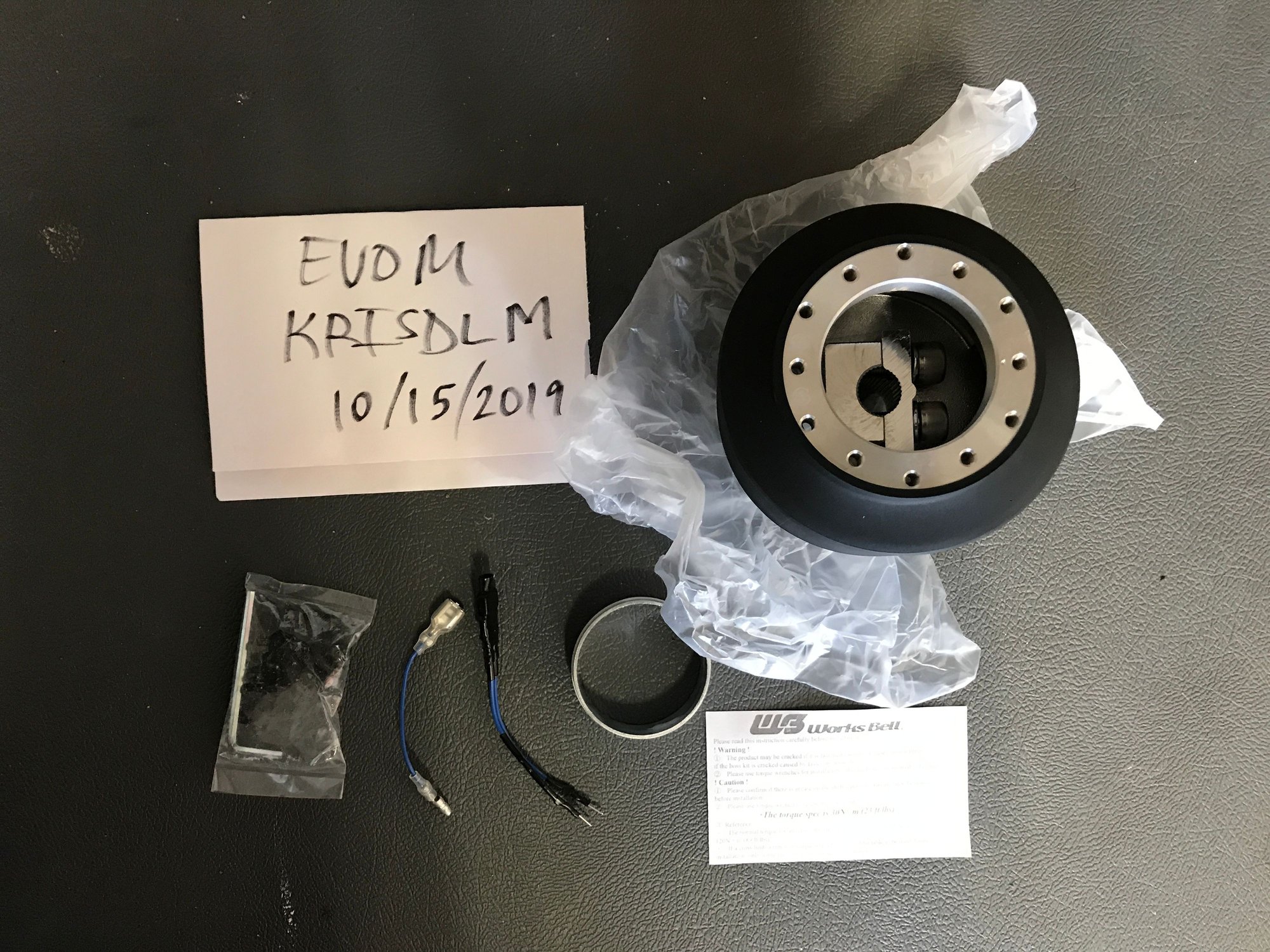 Interior/Upholstery - Works Bell Standard Hub - New - 2001 to 2015 Mitsubishi Lancer Evolution - San Francisco, CA 94132, United States
