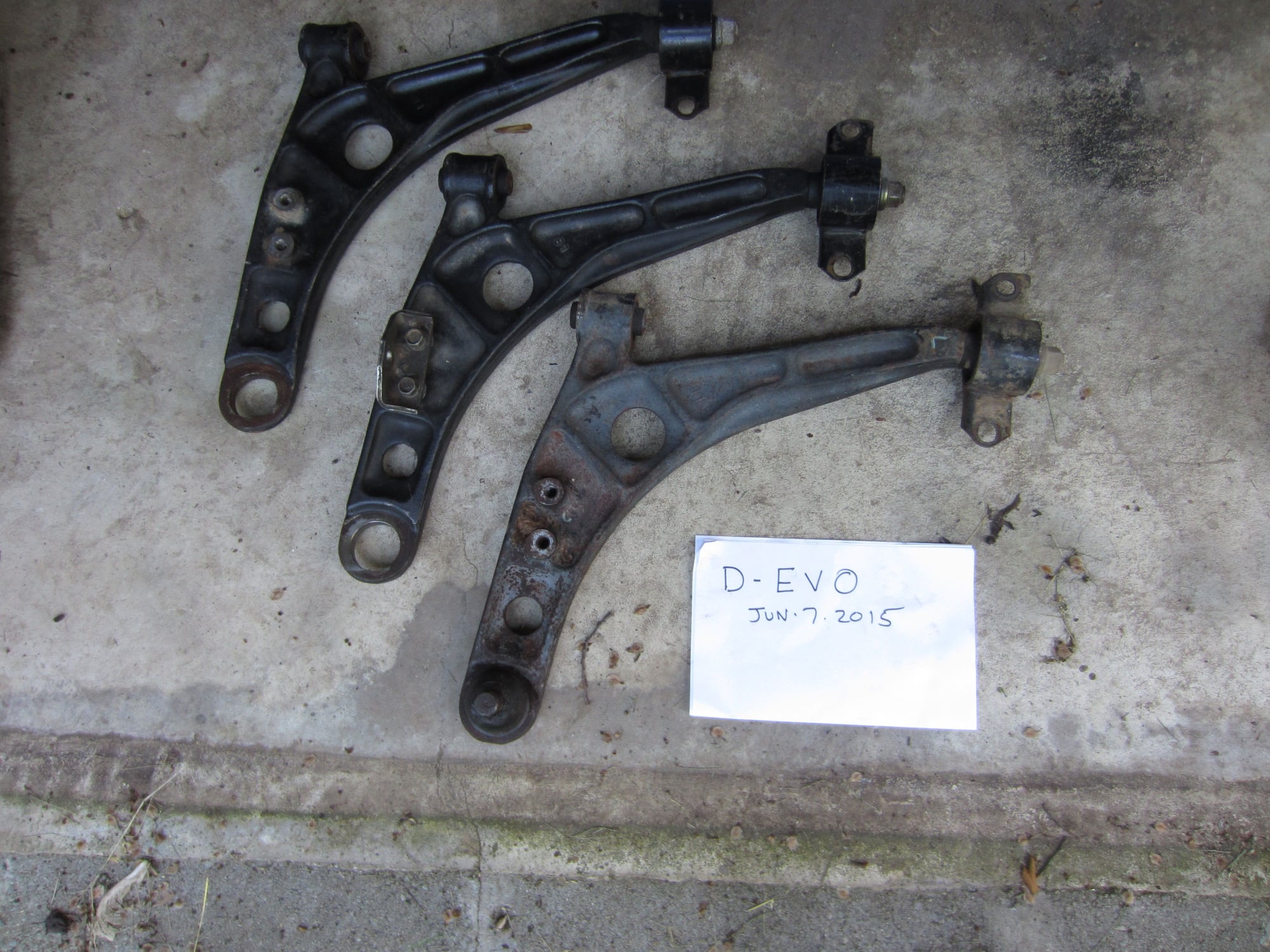 Steering/Suspension - Evo Front Control Arms - Used - 1995 to 1999 Mitsubishi Lancer Evolution - West Bloomfield, MI 48322, United States