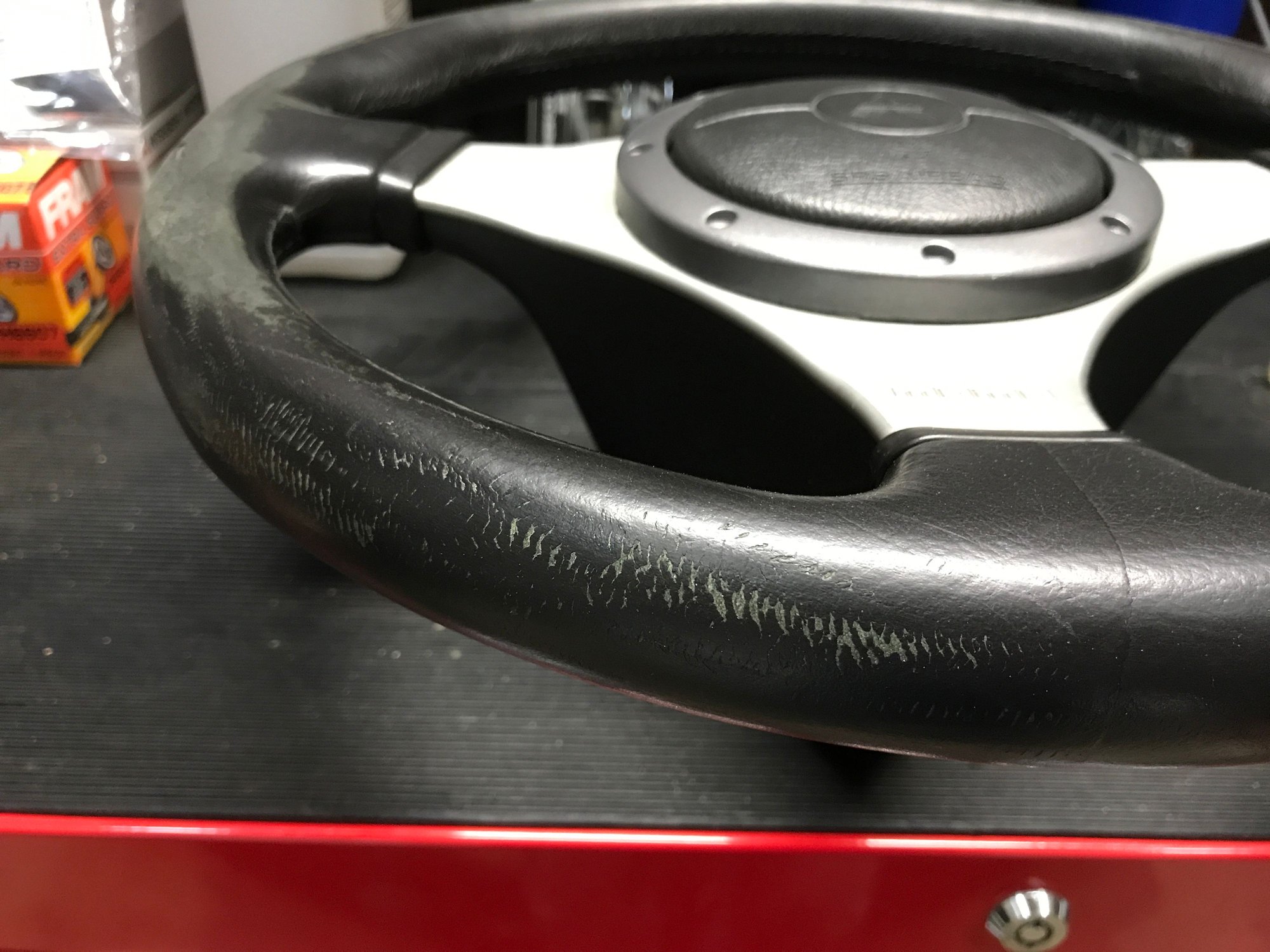 Interior/Upholstery - JDM Evo 7 steering wheel - Used - 2003 to 2006 Mitsubishi Lancer Evolution - Spotswood, NJ 08884, United States