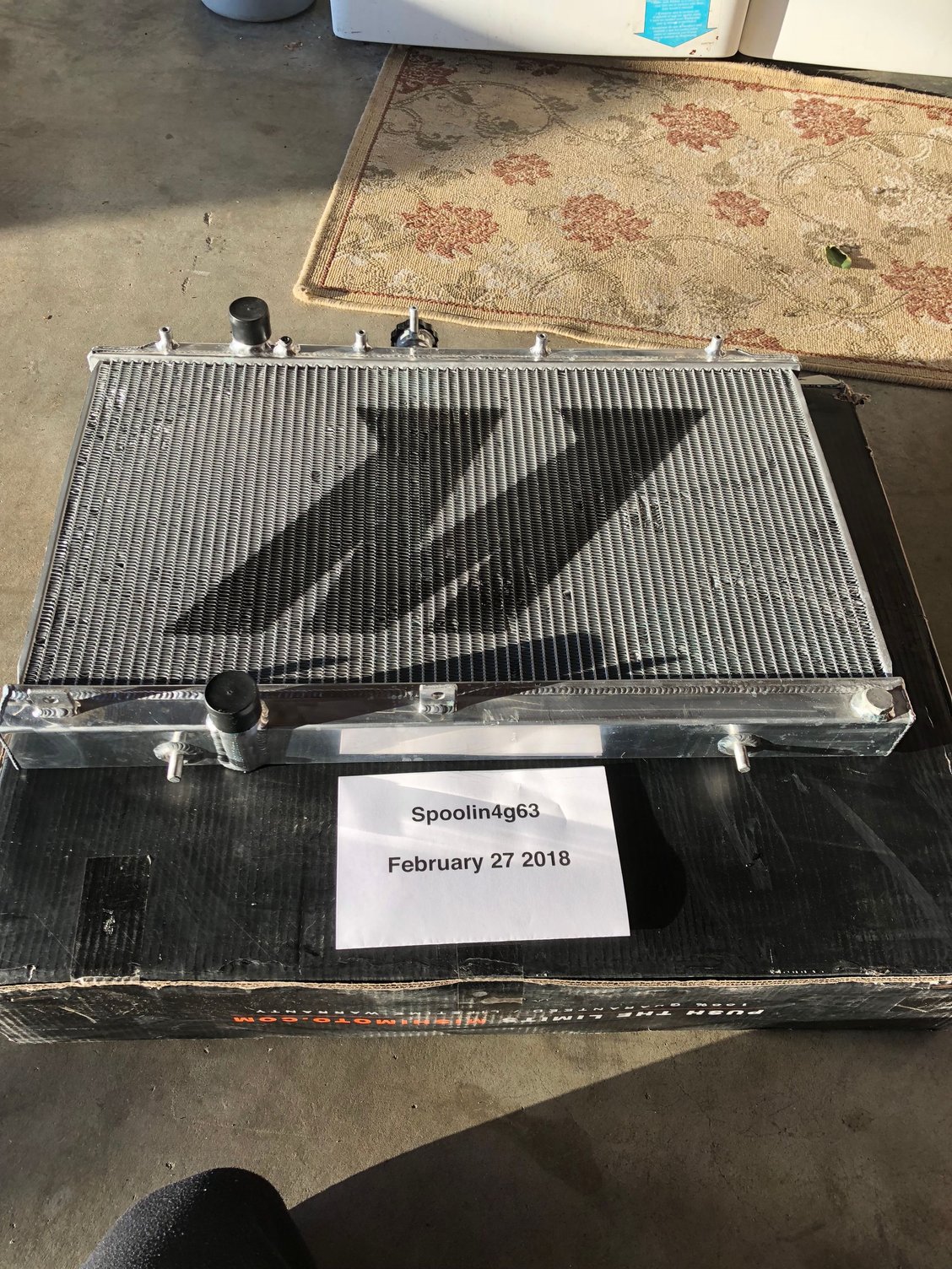 Engine - Complete - Mishimoto Radiator Evo 4-6 With Hoses - Used - 2003 to 2006 Mitsubishi Lancer Evolution - Monterey, CA 93940, United States
