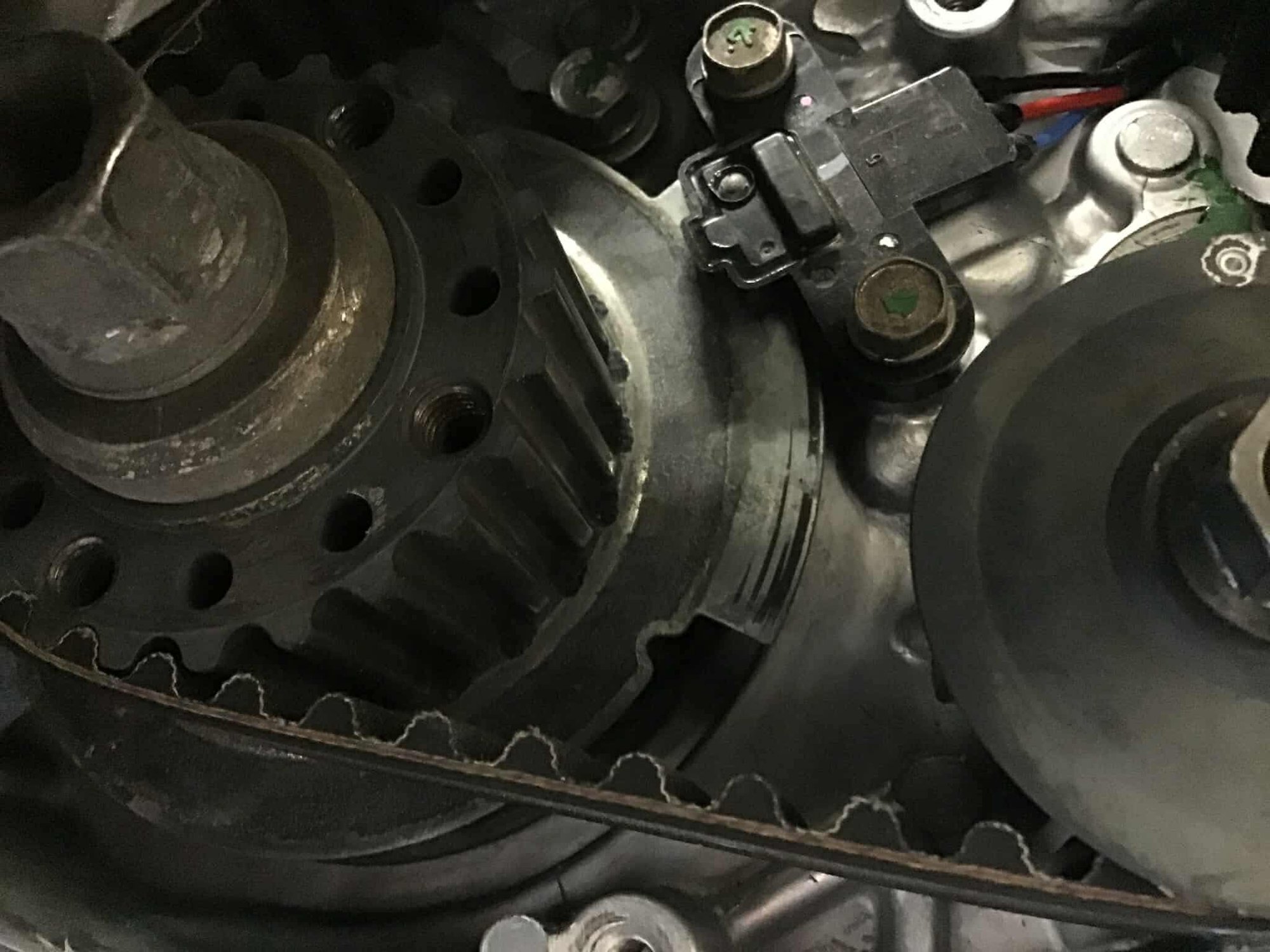 Bent trigger wheel. Brand new rebuilt engine