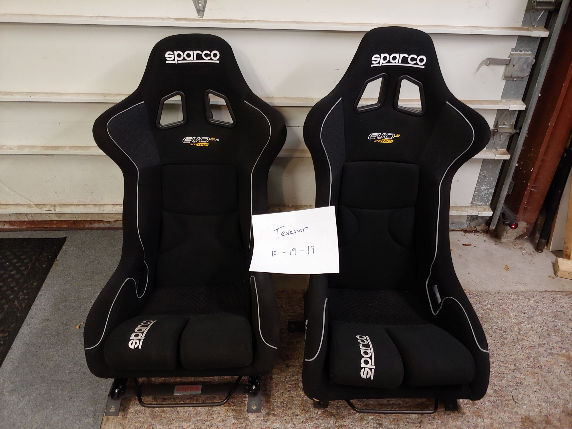 Interior/Upholstery - 2 Sparco Evo II US race seats - Used - 2003 to 2006 Mitsubishi Lancer Evolution - Rochester, NY 14610, United States