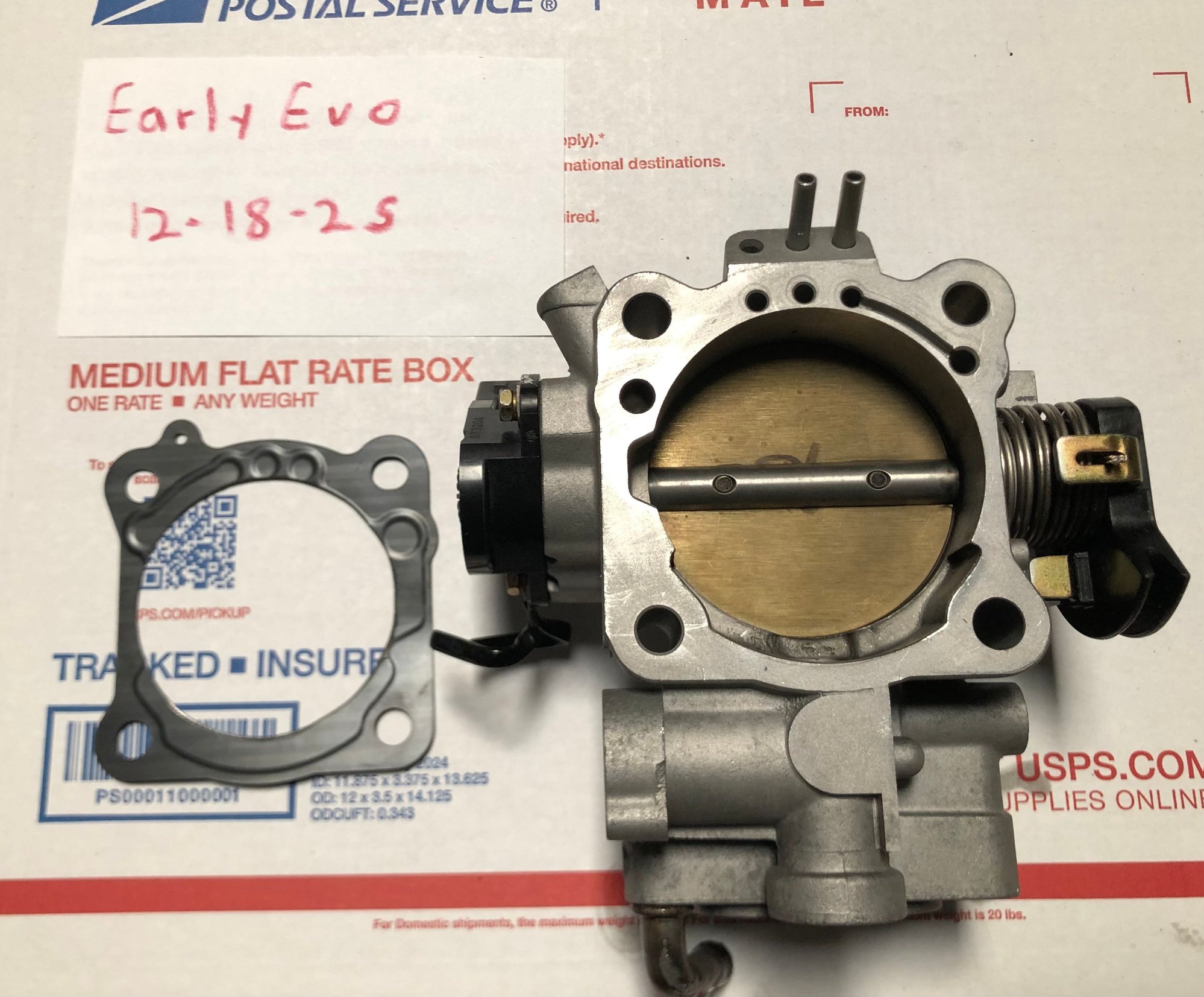 Engine - Intake/Fuel - BR 65mm stock frame Throttlebody - Used - 2003 to 2006 Mitsubishi Lancer Evolution - Henderson, NV 89052, United States