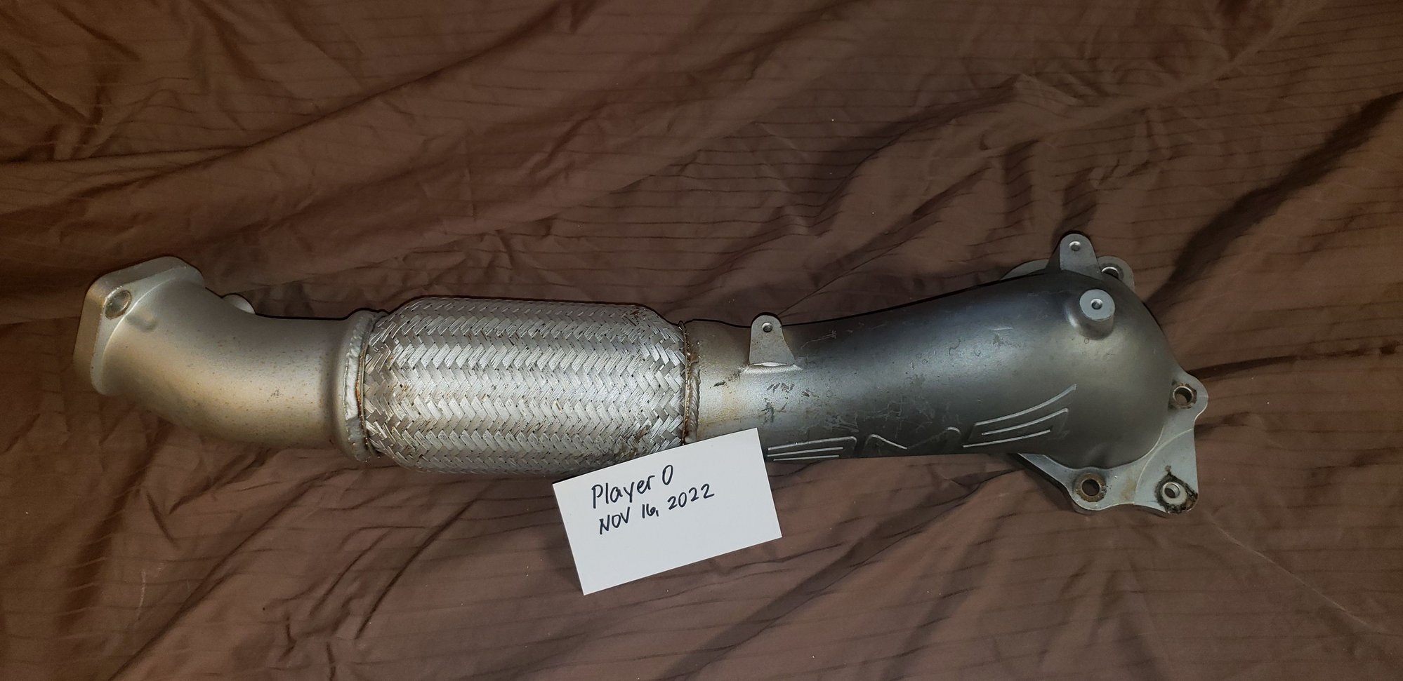 Engine - Exhaust - 2008-2015 Evo X AMS Widemouth Downpipe - Used - 0  All Models - Billerica, MA 01821, United States