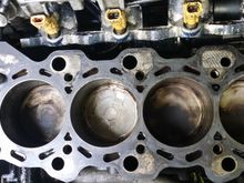 I also used...yep you guessed it lol, a blue scotch pad to buff the gasket area to a smooth shine