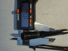 ARP headstud from kit 207-4203. Abou 11mm.