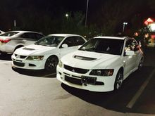 My friends Evo 8 MR and My Evo 9 GSR