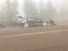 And then the fog rolled in right after the first practice run and shut the whole hill down.