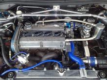 Updated Engine Bay - Mishimoto Evo 6 Radiator