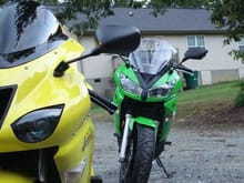 zx-6r and 650R