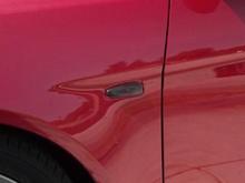 Blacked out side markers