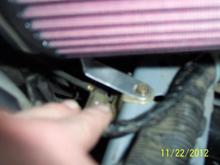 My bracket mounted up on the intake.