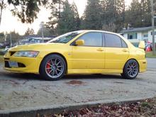 New wheels and lower springs