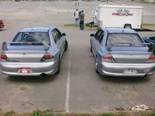 Garret on the left, Me on the right!