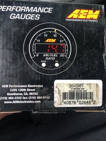 Accessories - FS : AEM Oil pressure gauge X-series with Fuel pressure face - Used - 1994 to 2019 Mitsubishi Lancer Evolution - Springfield Gardens, NY 11413, United States