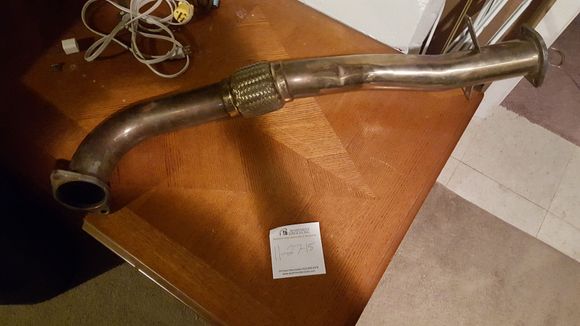 Selling My catless Evo 8/9 Megan Racing downpipe. has small dent on it. 30k on pipe. No cracks no leaks works perfectly. Asking $80 obo.