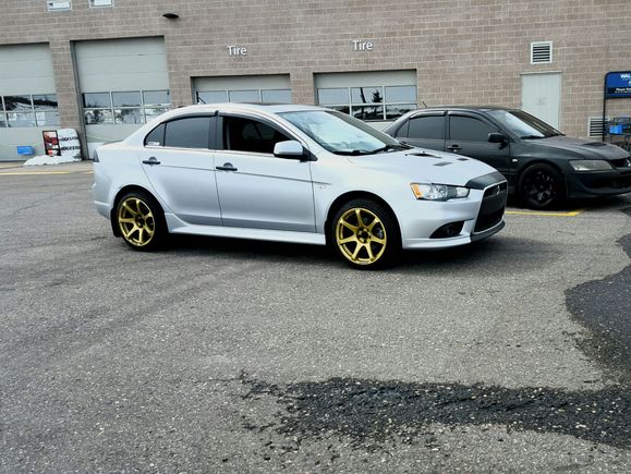 Just rim swapped with the evo