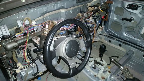 Before removing harness...
