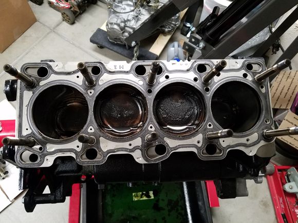 Just pulled the head