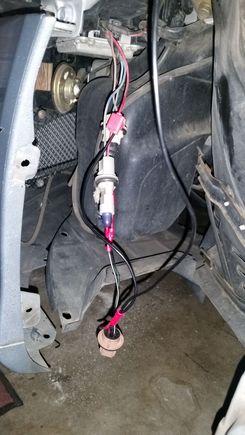 Everything connected, minus the resistor (i installed a resistor after seeing how it came out with the hyper flash. Opted out after seeing the look.)