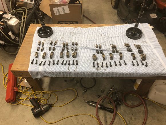 Removed the head and all the components