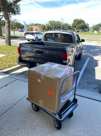 Went out to Fedex today. 
See you in a couple months ✌🏽