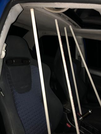 Glued the headliner back up, letting it dry