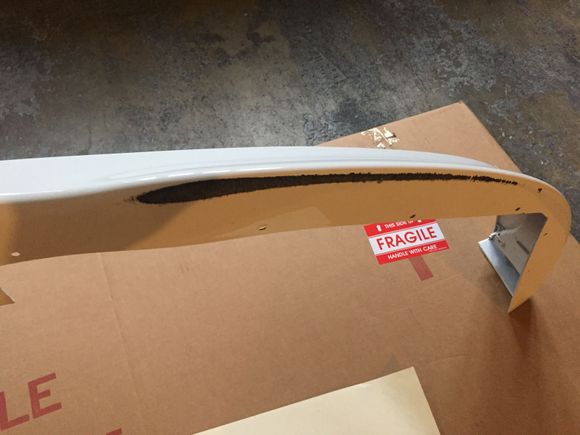Minor scrape, easily fixed 