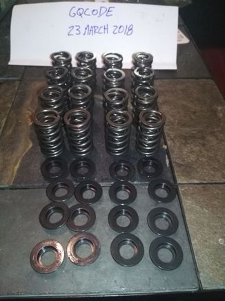 full set of Supertech dual valve springs w titanium retainers $200