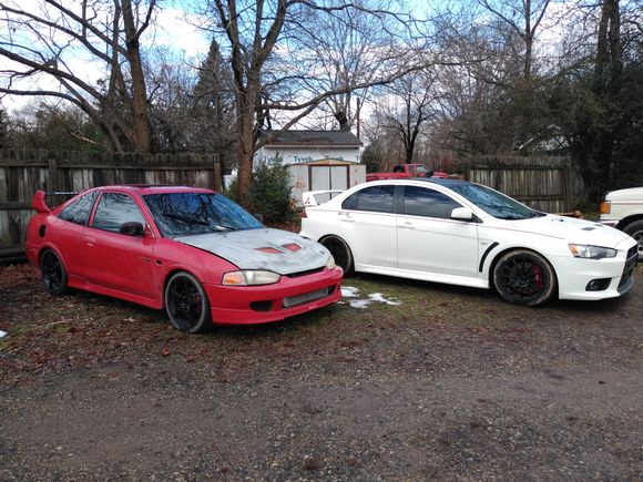With the Evo IV coupe conversion