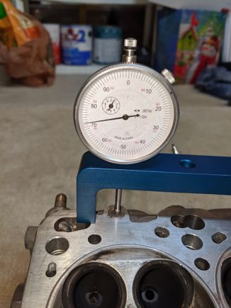 Cylinder #1 limit marker .0285
