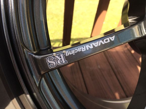 chips on spoke, passenger rear