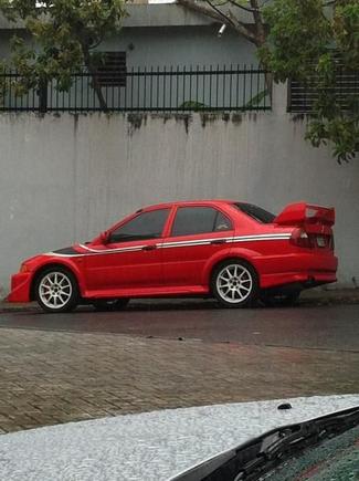 Taking a little rain.