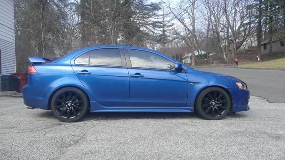 Side view after the end of Wheel and Cap Painting Projects.