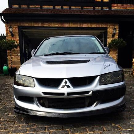Front lights tinted