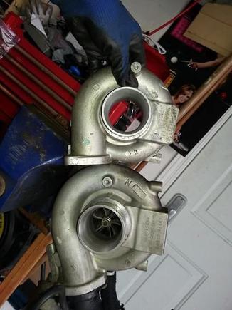Evo 8 vs Evo 9 Turbo intake housing